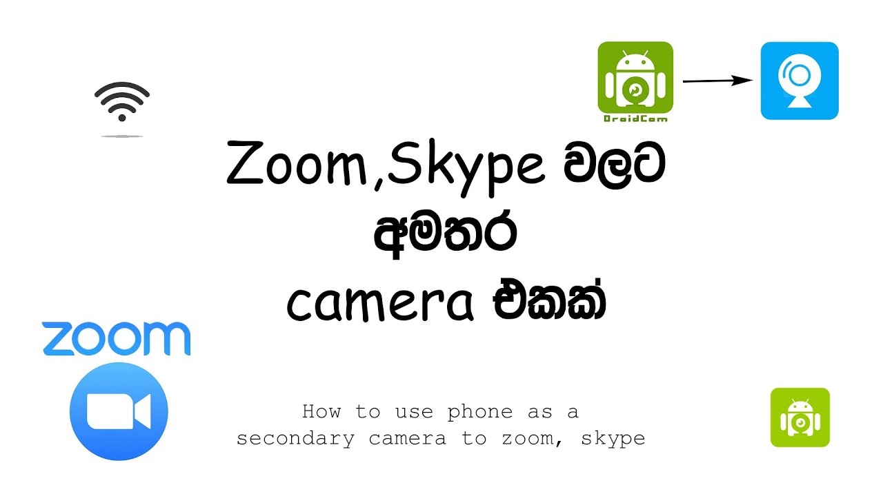 How to use Droidcam for Zoom?